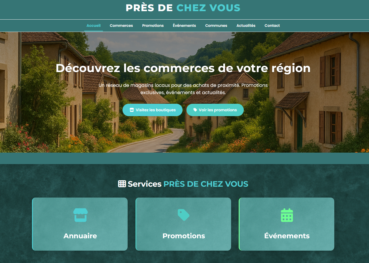 Site Vitrine Presdechezvous